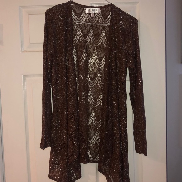 Nikki Poulos Metallic Duster - Picture 1 of 3